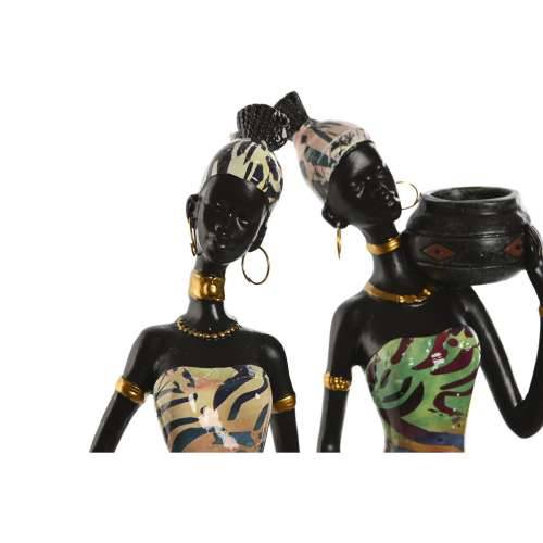 Ukrasna figura Home ESPRIT Pisana Afrikanka 10 x 7,5 x 38,5 cm (2 kom.) Cijena