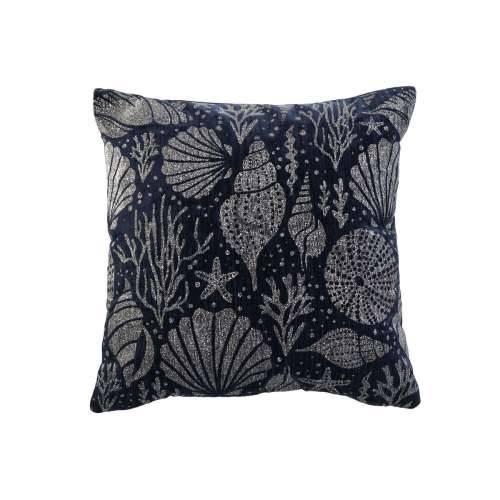 Jastuk Home ESPRIT Srebrna Mornarsko plava Mediteran 45 x 15 x 45 cm Cijena