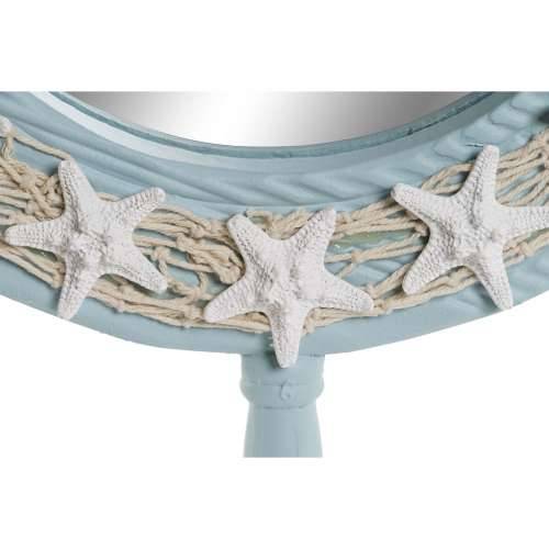 Zidno ogledalo Home ESPRIT Nebesko plava Mediteran 42,5 x 3 x 42,5 cm Cijena