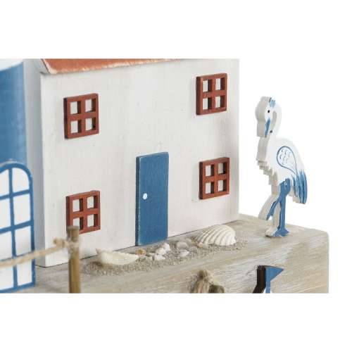 Ukrasna figura Home ESPRIT Plava Crvena Pisana 17 x 8,5 x 30 cm (2 kom.) Cijena