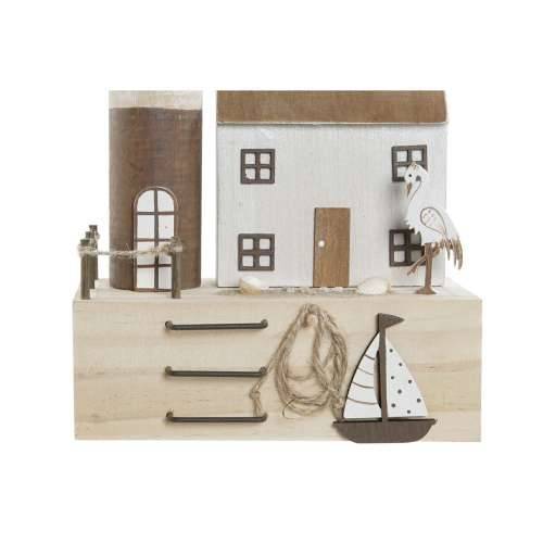 Ukrasna figura Home ESPRIT Plava Crvena Pisana 17 x 8,5 x 30 cm (2 kom.) Cijena