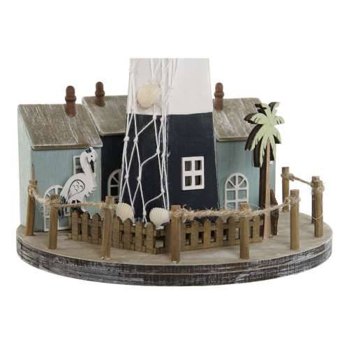 Svjetlosni ukras Home ESPRIT Drvo Aluminij svjetionik 20 x 20 x 30,5 cm (2 kom.) Cijena