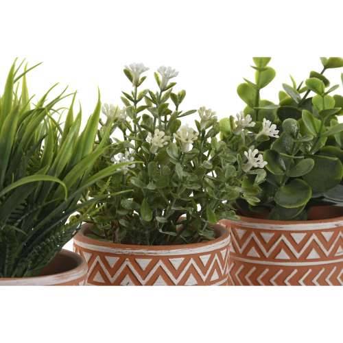 Ukrasna Biljka Home ESPRIT Polietilen Cement 12 x 12 x 17 cm (3 kom.) Cijena