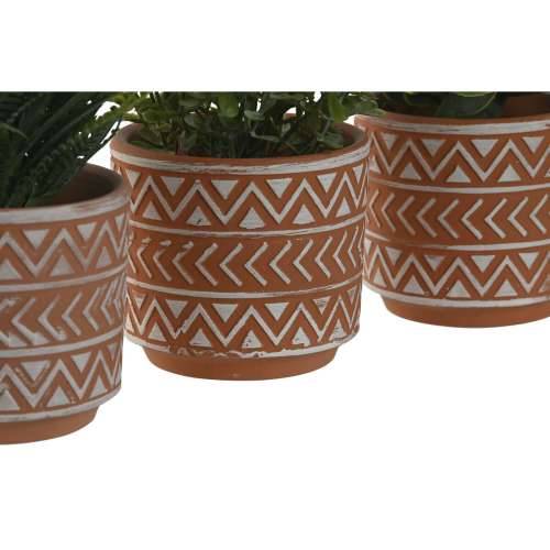 Ukrasna Biljka Home ESPRIT Polietilen Cement 12 x 12 x 17 cm (3 kom.) Cijena