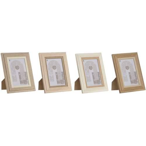Okvir za sliku Home ESPRIT Pisana Kristal Drvo MDF Skandinavski 13 x 2,8 x 18 cm (4 kom.) Cijena