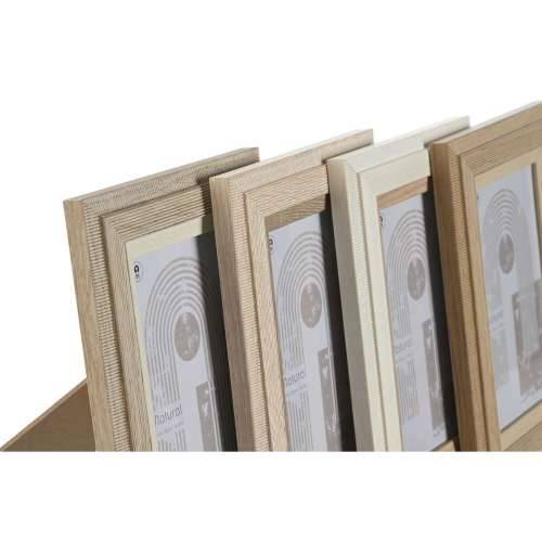 Okvir za sliku Home ESPRIT Pisana Kristal Drvo MDF Skandinavski 13 x 2,8 x 18 cm (4 kom.) Cijena