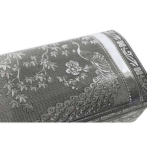 Kutija za nakit Home ESPRIT Zelena Srebrna Drvo Aluminij 22,5 x 10 x 6,5 cm Cijena
