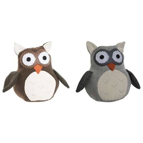Pričvršćivač za vrata Home ESPRIT pješčani 25 x 12 x 20 cm Sova (2 kom.) Cijena