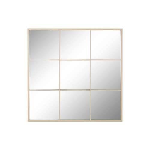 Zidno ogledalo Home ESPRIT Bež Prozor Scandi 90 x 2 x 90 cm Cijena