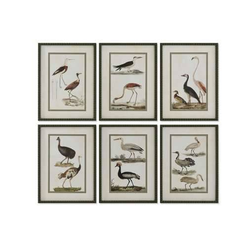 Slika Home ESPRIT ptice Cottage 40 x 2,5 x 54 cm (6 kom.) Cijena