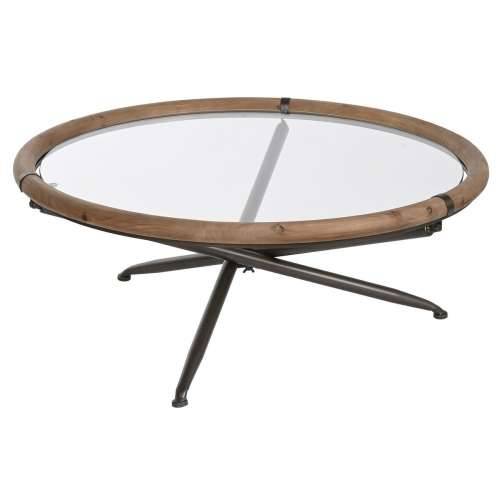 Stolić za dnevni boravak Home ESPRIT Kristal Jelovina 100 x 100 x 40 cm Cijena