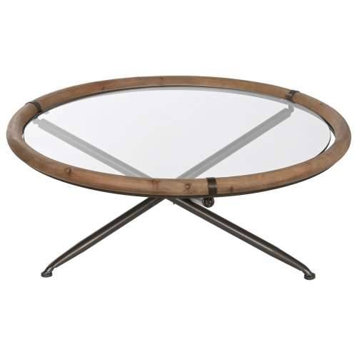 Stolić za dnevni boravak Home ESPRIT Kristal Jelovina 100 x 100 x 40 cm Cijena