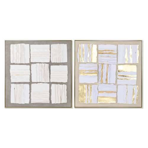 Slika Home ESPRIT Apstraktno moderan 102,3 x 4,5 x 102,3 cm (2 kom.) Cijena