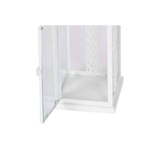 Laternas stends Home ESPRIT Bijela Kristal Željezo Shabby Chic 20 x 20 x 55 cm (3 Dijelovi) Cijena