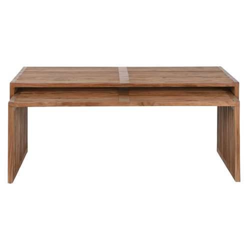 Set od dvije stolice Home ESPRIT Prirodno tikovina 116 x 60 x 46 cm Cijena