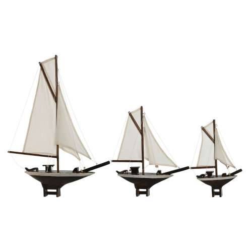 Ukrasna figura Home ESPRIT Bijela Smeđa Mediteran 55 x 8 x 70 cm (3 Dijelovi) Cijena