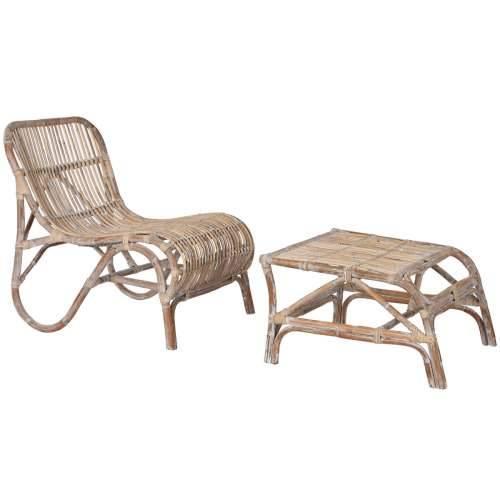 Pludmales guļamkrēsls Home ESPRIT Prirodno Decapé 66 x 145 x 77 cm Cijena