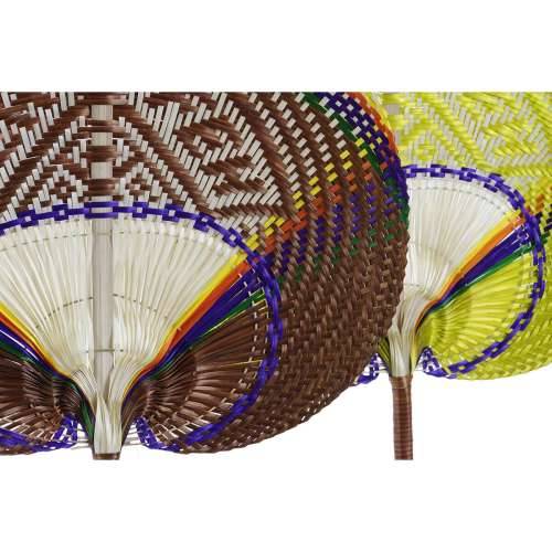 Zidni Ukras DKD Home Decor Oranžna Prirodno 40 x 0,5 x 32 cm (2 kom.) Cijena