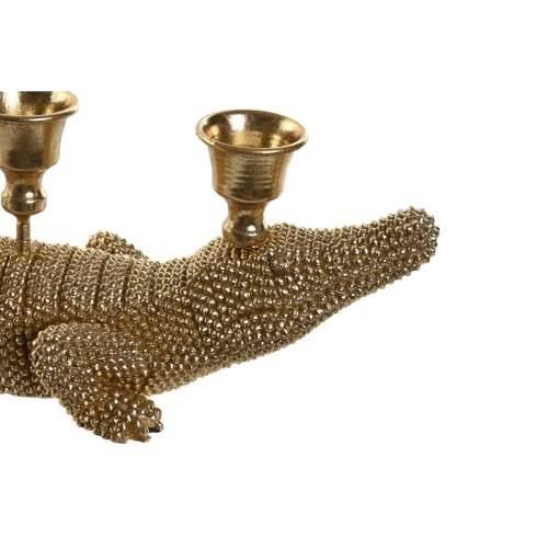 Ukrasna figura Home ESPRIT zlatan Svijećnjak 42,5 x 12,5 x 11,5 cm Cijena