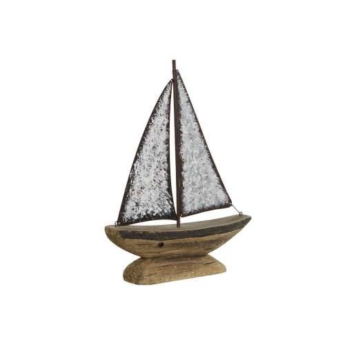 Ukrasna figura Home ESPRIT Bijela Prirodno Alat za izradu svijeća Premaz u shabby stilu 26 x 6 x 34 cm Cijena