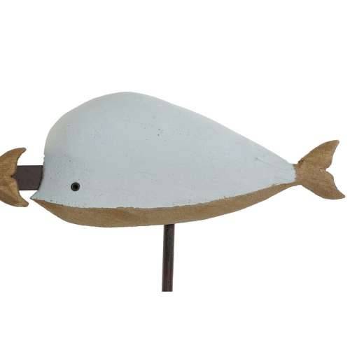 Zidna vješalica Home ESPRIT Bijela Nebesko plava Metal Paulovnija Kit 45 x 10 x 17,5 cm (2 kom.) Cijena