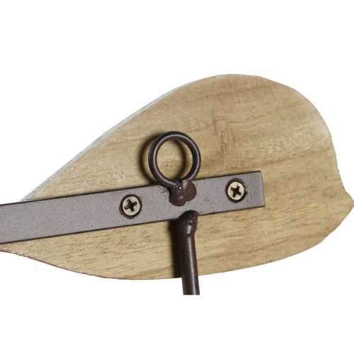 Zidna vješalica Home ESPRIT Bijela Nebesko plava Metal Paulovnija Kit 45 x 10 x 17,5 cm (2 kom.) Cijena