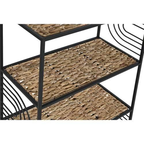 Polica Home ESPRIT Crna Metal Vlakna 50 x 25 x 88 cm Cijena