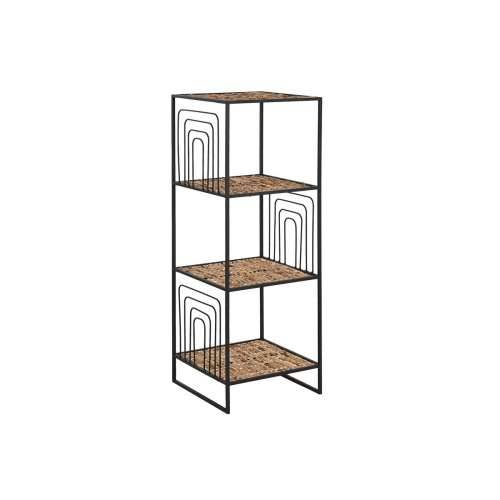 Polica Home ESPRIT Crna Metal Vlakna 35 x 35 x 98 cm Cijena