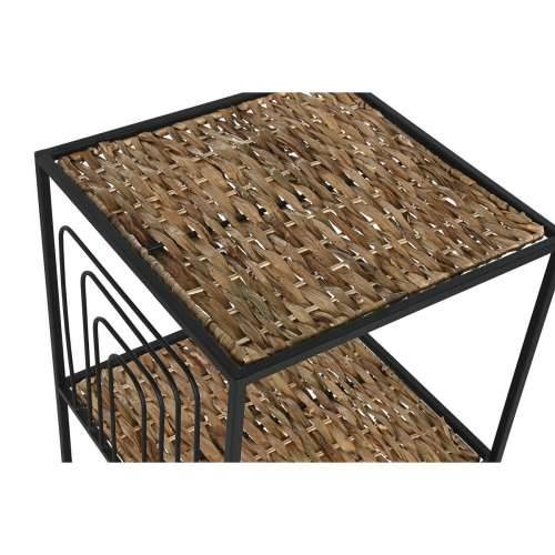 Polica Home ESPRIT Crna Metal Vlakna 35 x 35 x 98 cm Cijena