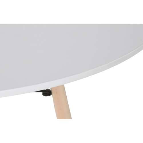 Blagavaonski stol Home ESPRIT Bijela Crna Prirodno Breza Drvo MDF 120 x 120 x 74 cm Cijena