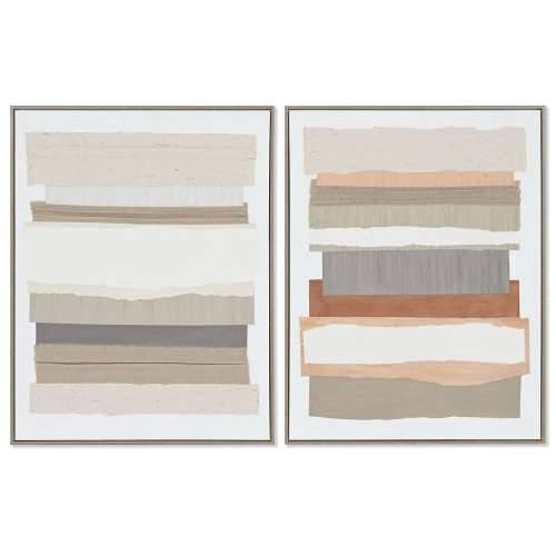 Slika Home ESPRIT Apstraktno gradski 62,3 x 4,5 x 82,3 cm (2 kom.) Cijena