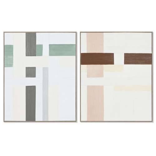 Slika Home ESPRIT Apstraktno gradski 82,2 x 4,5 x 102 cm (2 kom.) Cijena
