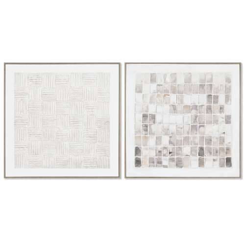 Slika Home ESPRIT Apstraktno gradski 82,2 x 4,5 x 82,2 cm (2 kom.) Cijena