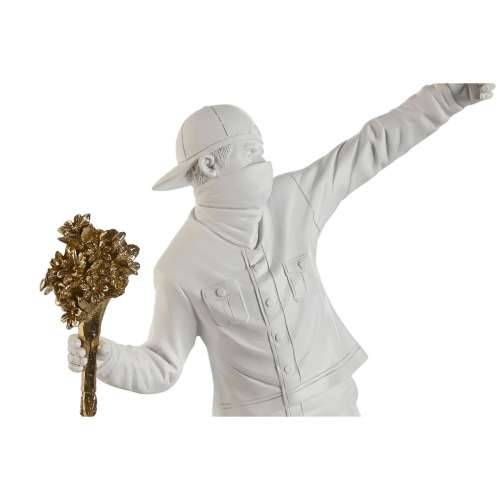 Ukrasna figura Home ESPRIT Bijela zlatan 23 x 12 x 40 cm Cijena
