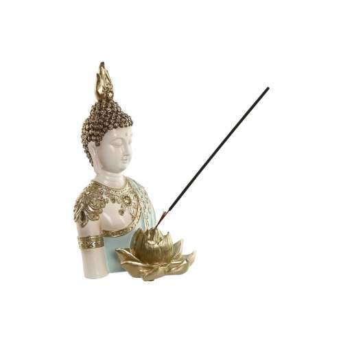 Ukrasna figura Home ESPRIT Turkizno zlatan Buda Orijentalno 12 x 12 x 22 cm Cijena