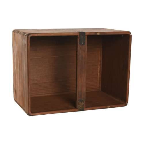 Kutije za odlaganje Home ESPRIT Smeđa Jelovina 35 x 25 x 20 cm 3 Dijelovi Cijena