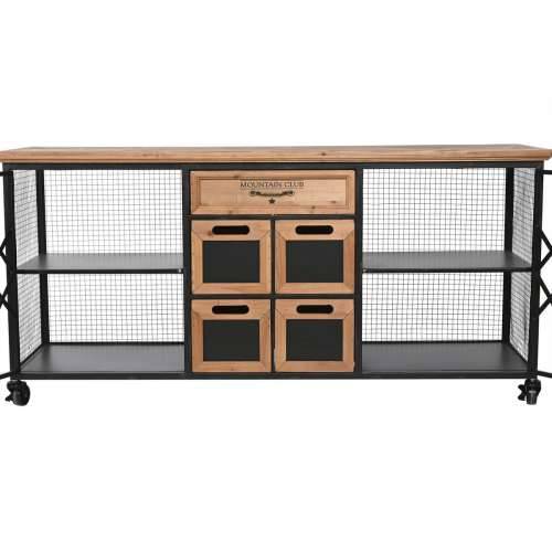 Ormarić s ladicama Home ESPRIT Metal Jela Loft 122 x 37 x 58,5 cm Cijena