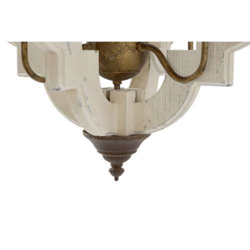 Stropna svjetiljka Home ESPRIT Bijela Bronza Željezo Jela 40 W 63 x 63 x 74 cm Cijena