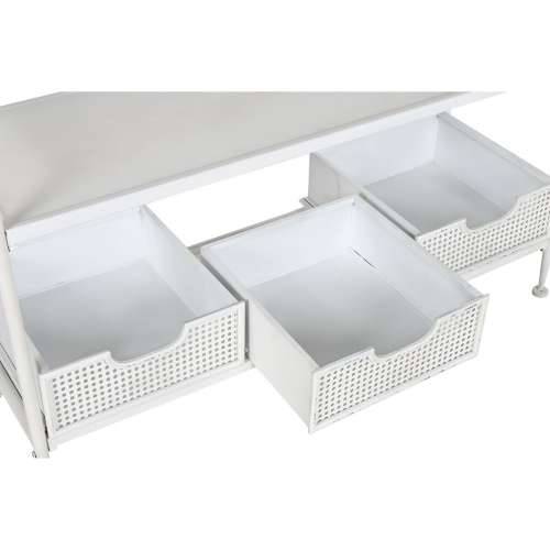 Vješalica za kapute s policom Home ESPRIT Bijela Metal Loft 110 x 36 x 186 cm Cijena