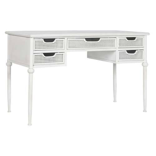 Pisaći stol Home ESPRIT Bijela Metal 122 x 50 x 76 cm Cijena