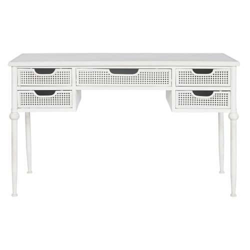 Pisaći stol Home ESPRIT Bijela Metal 122 x 50 x 76 cm Cijena