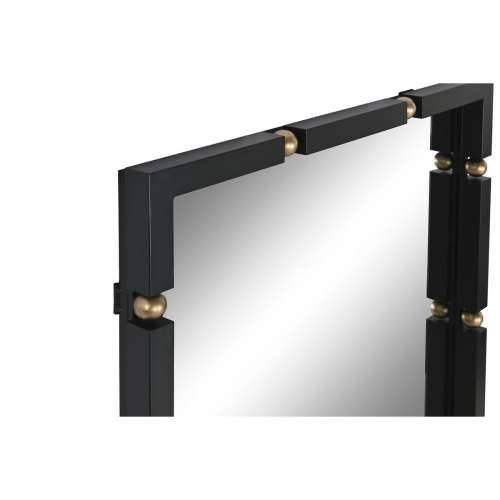 Zidno ogledalo Home ESPRIT Crna zlatan 64,5 x 5 x 96,5 cm Cijena