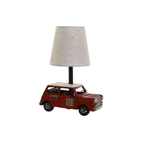 Stolna svjetiljka Home ESPRIT Bijela Crvena Lan Metal 20 x 14 x 27 cm Cijena
