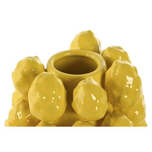Vrč Home ESPRIT Rumena Keramika Gres Keramika Tropsko 26 x 26 x 33 cm Cijena
