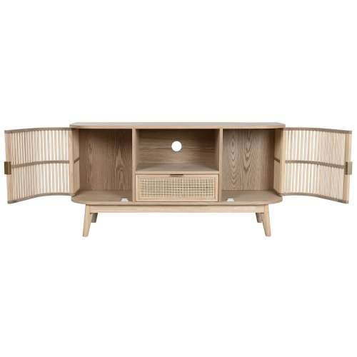 Namještaj za TV kabinet Home ESPRIT zlatan Prirodno Ratan Jela 120 x 40 x 60 cm Cijena