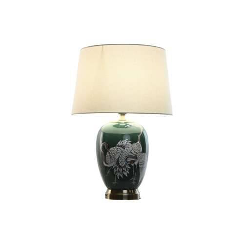 Stolna svjetiljka Home ESPRIT Bijela Zelena Turkizno zlatan Keramika 50 W 220 V 40 x 40 x 59 cm Cijena