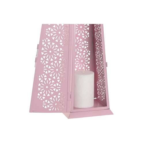Laternas stends Home ESPRIT Bijela Zelena Roza Metal Aluminij Shabby Chic 13 x 13 x 43 cm (4 kom.) Cijena