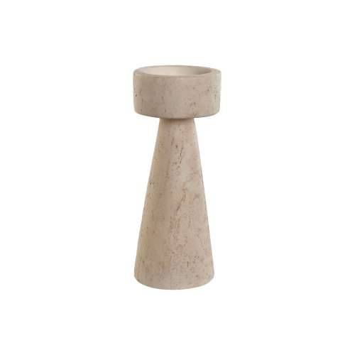 Svijećnjak Home ESPRIT Bež Smola Mramor 10 x 10 x 25 cm Cijena