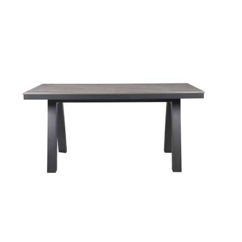 Blagavaonski stol Home ESPRIT Siva Aluminij polistiren 160 x 90 x 77 cm Cijena