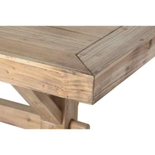 Blagavaonski stol Home ESPRIT Prirodno Drvo 200 x 100 x 80 cm Cijena
